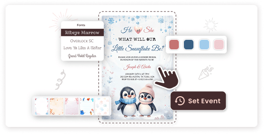 custom-gender-reveal-template-fonts-colors