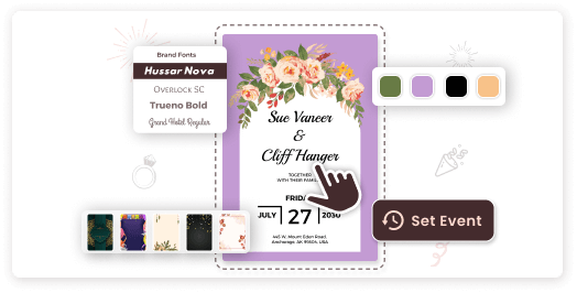 event-invitation-template-selection-wedding