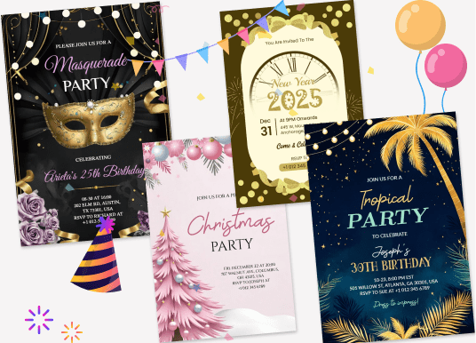 masquerade-christmas-tropical-party-invitations