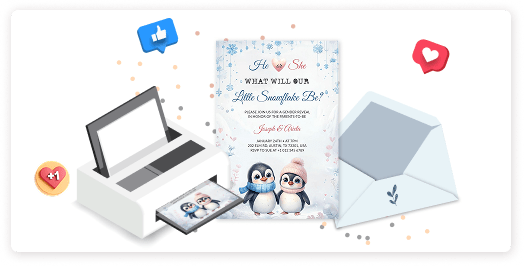 penguin-gender-reveal-print-card-envelope-icons